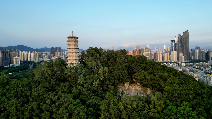 深圳园博园福塔弘福寺