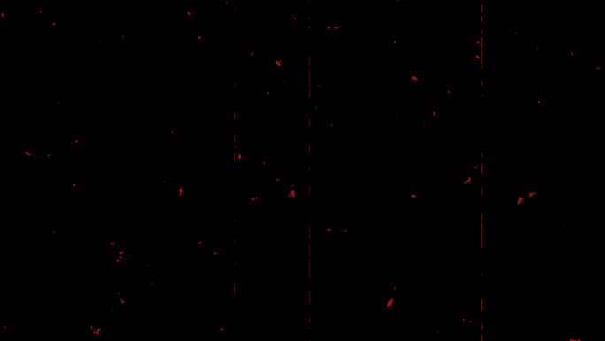 4K旧电影噪点通道视频-循环1红色