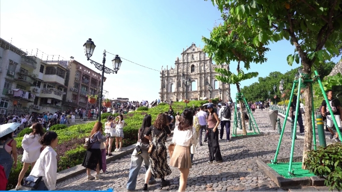 澳门热闹街景