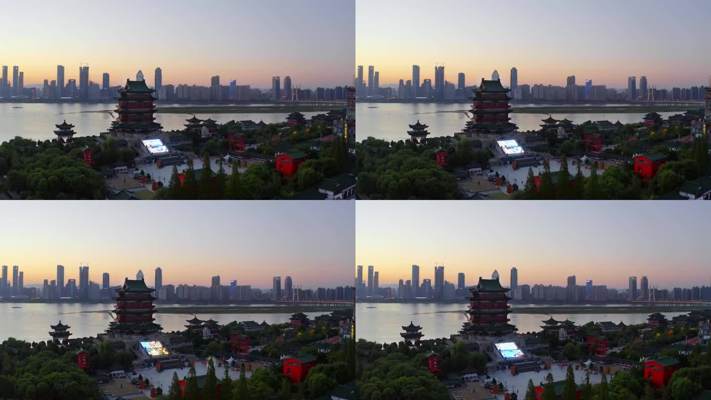 南昌市滕王阁夕阳