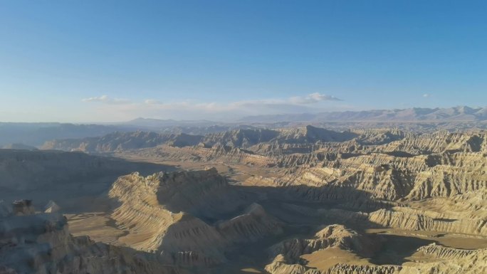 西藏 连绵 山丘 峡谷 古格王国遗址