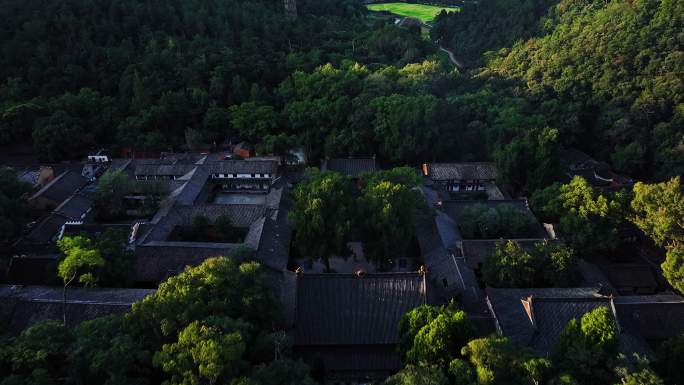 浙江台州国清寺航拍