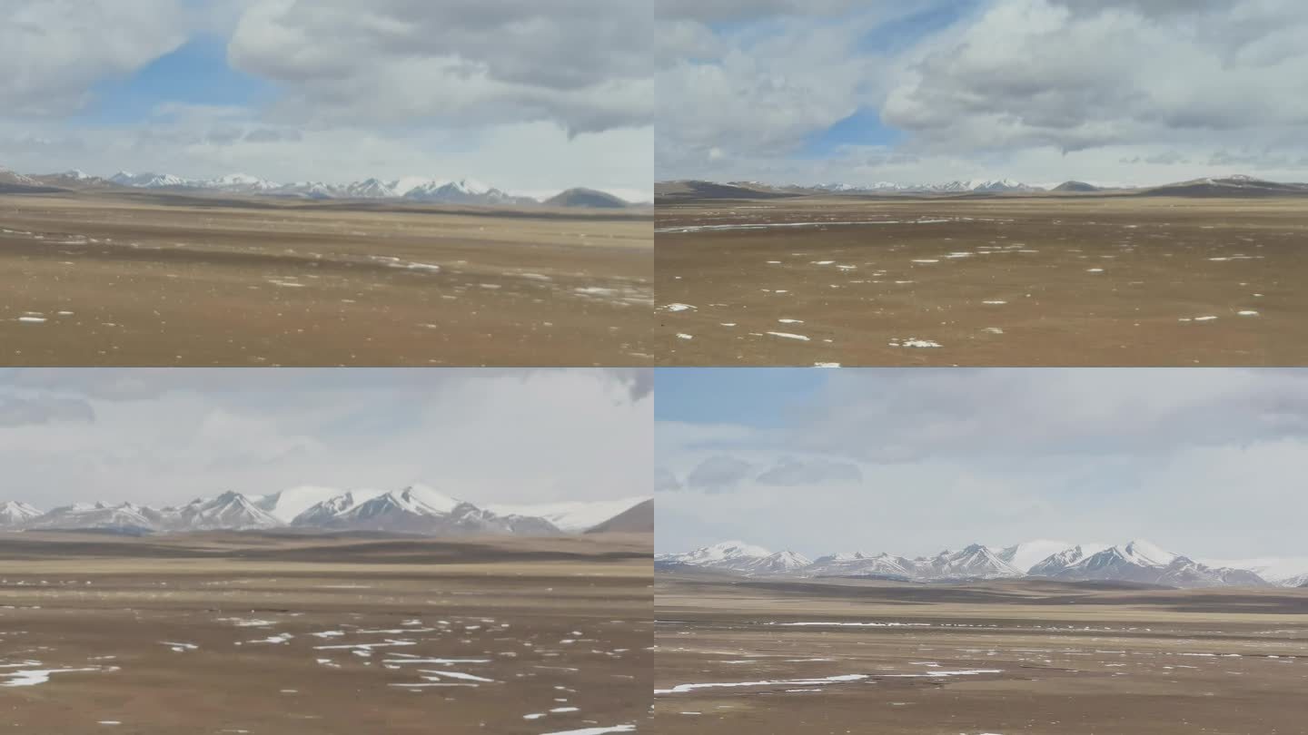 雪山 山脉 西藏 沿途 平原