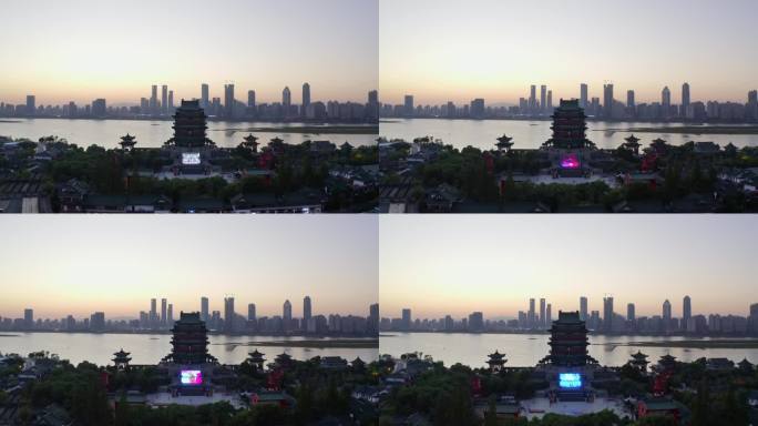 南昌市滕王阁夕阳