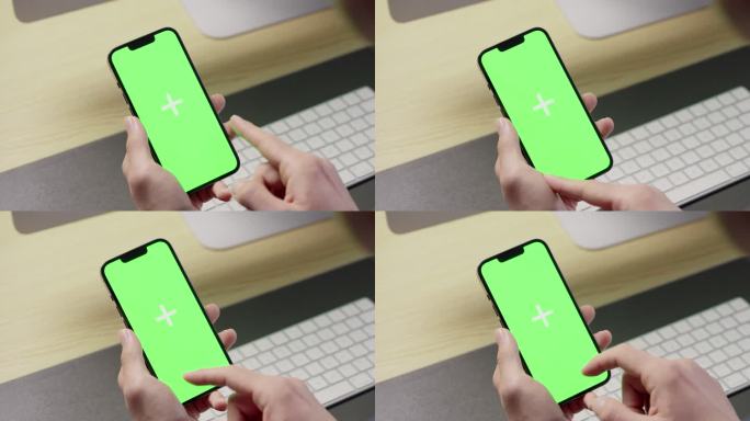 手机绿幕电脑屏幕扣像电脑绿幕工作台书桌