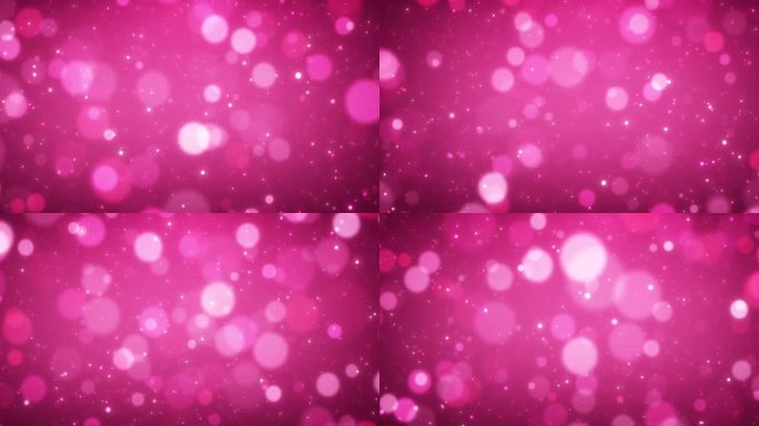 循环粉色粒子光斑背景