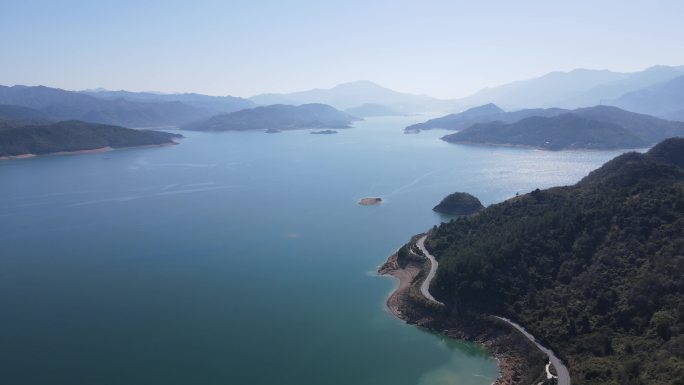 湖南省资兴市东江湖景区航拍4k