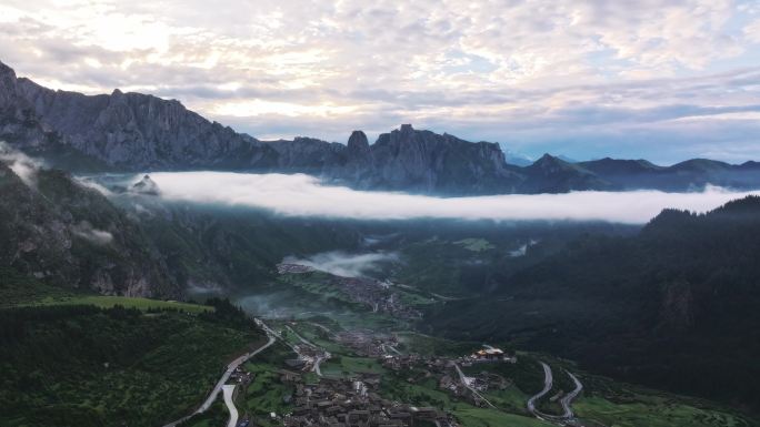 隐居山林享受大自然的风景