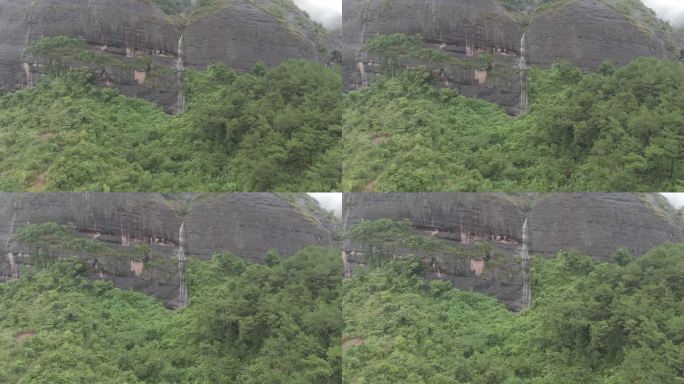 流泉飞瀑溶洞瀑布悬崖峭壁山泉水飞流直下