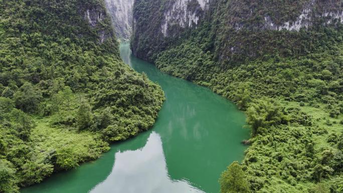 小三峡河流江河大自然风光青山绿水