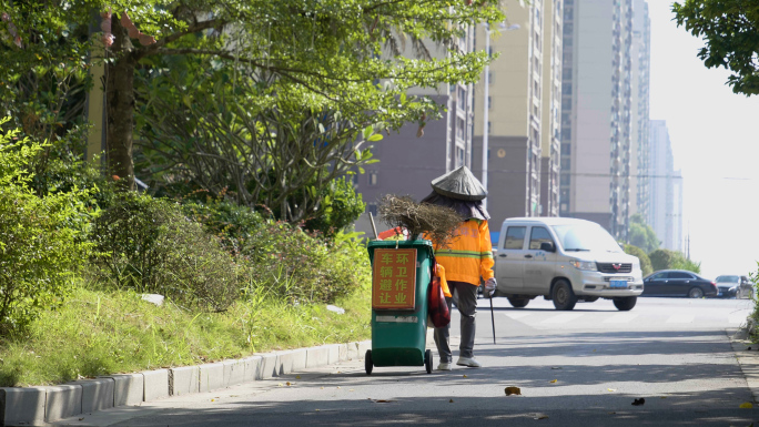 环卫工人-卫生城市