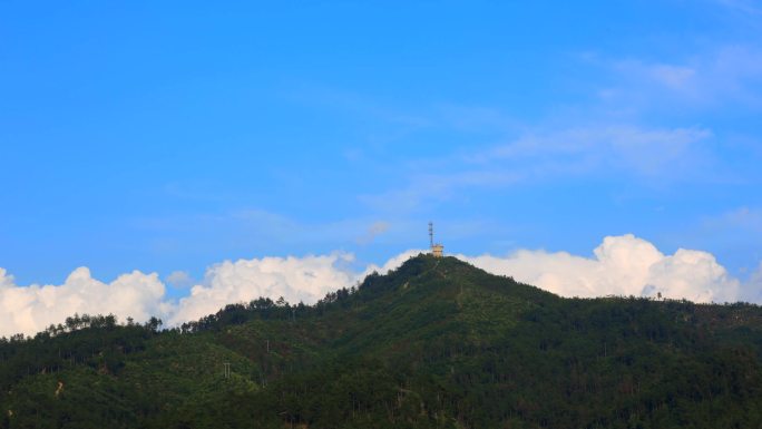 郧西大尖山白云延时