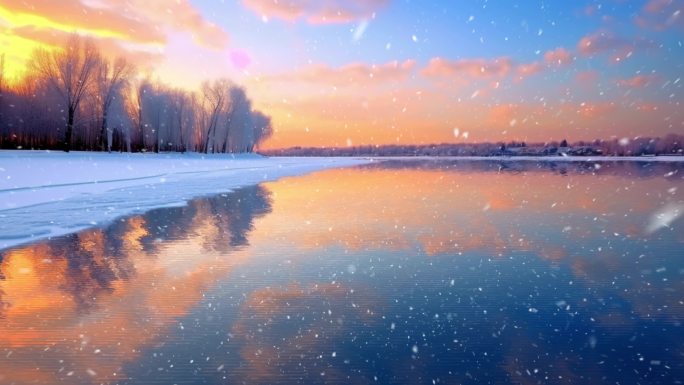 梦幻雪景 雾凇 冰天雪地 北国风光