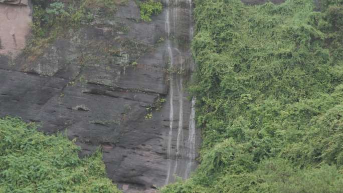 流泉飞瀑溶洞瀑布悬崖峭壁山泉水飞流直下