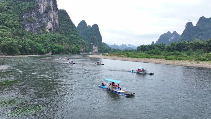 中国广西桂林市阳朔县兴坪古镇