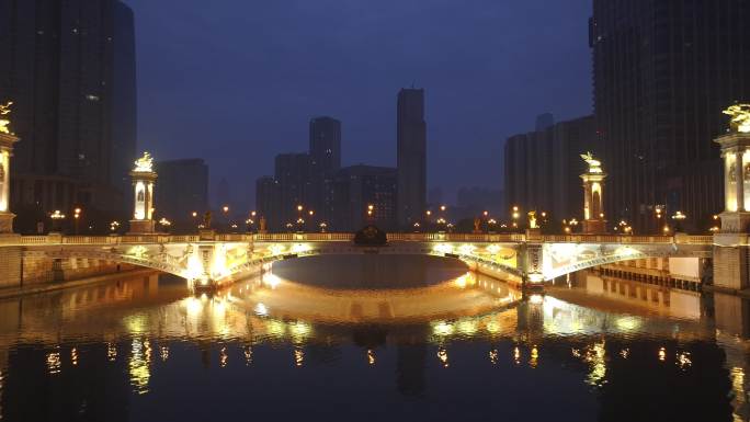 天津北安桥夜景