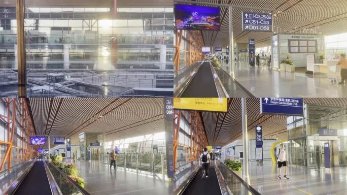 北京T3航站楼-机场地铁传送带