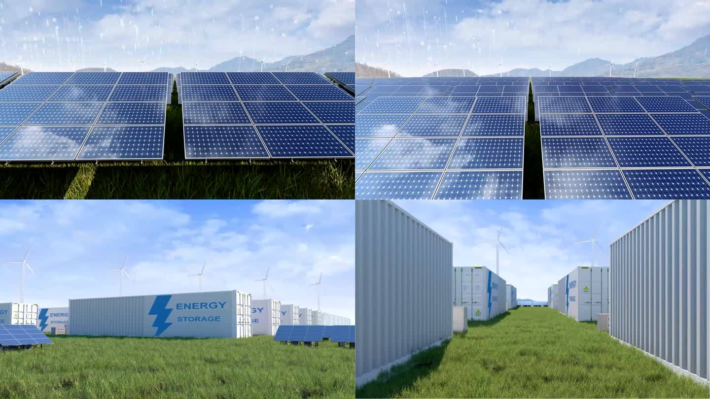 新能源储能系统太阳能发电站