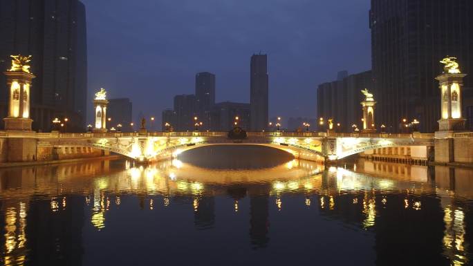 天津北安桥夜景