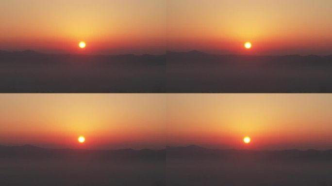 清晨云海日出航拍 (56)