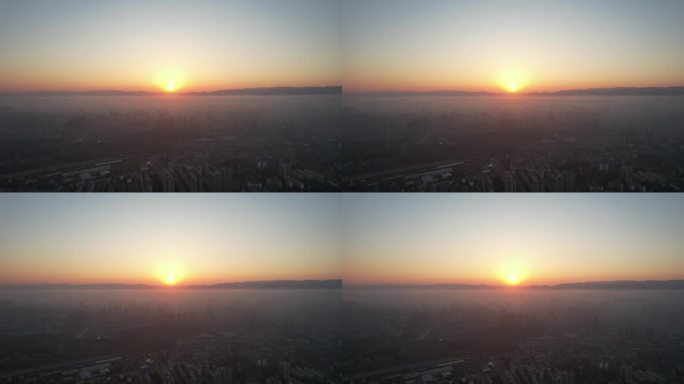 清晨云海日出航拍 (56)