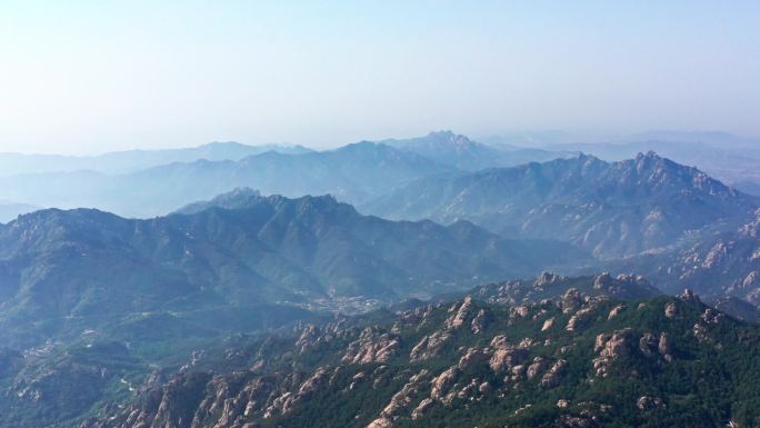 青岛崂山群山峻岭