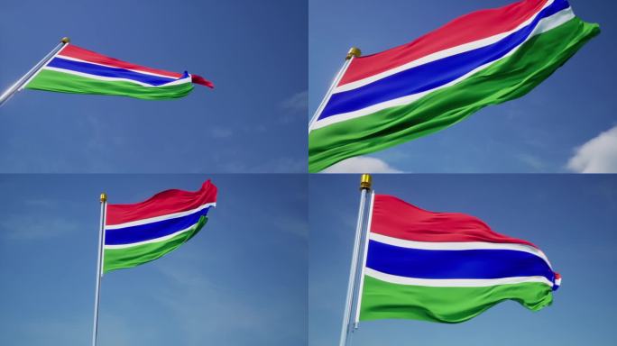 冈比亚旗帜