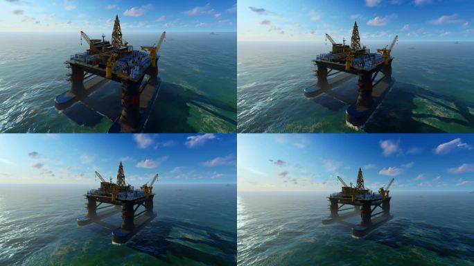 钻井平台 海洋石油 能源勘探