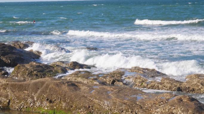 海浪 海水 浪花 礁石 巨浪 海