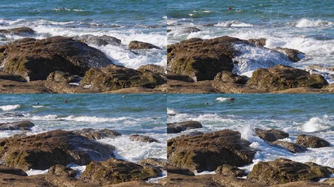 海浪 海水 浪花 礁石 巨浪 海