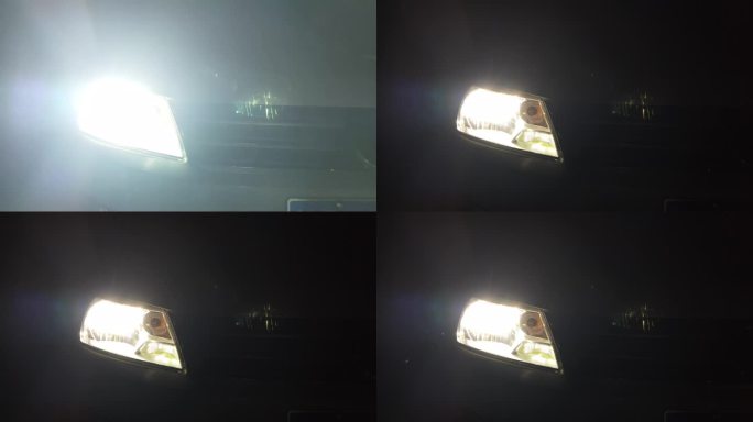 汽车大灯开灯