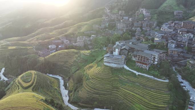 中国广西桂林市龙胜各族自治县龙脊梯田