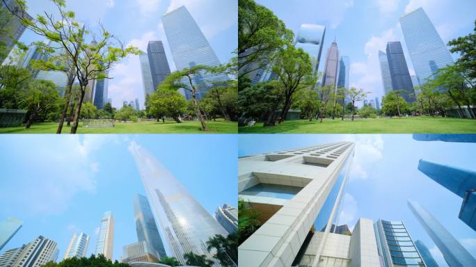 广州珠江新城高楼大厦建筑群合集