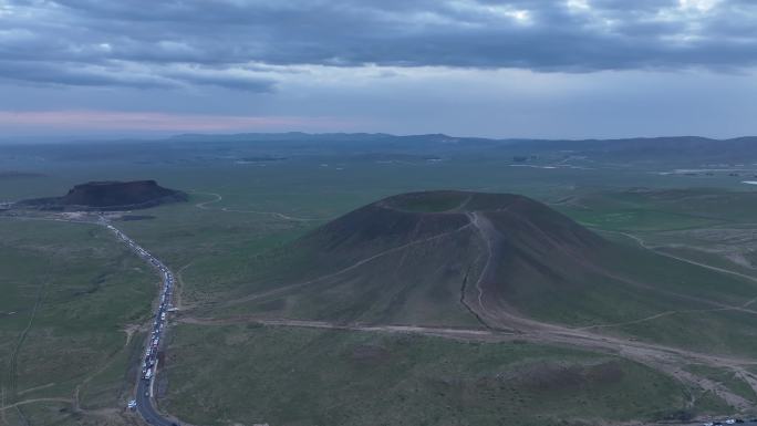 4k内蒙乌兰哈达火山地质公园