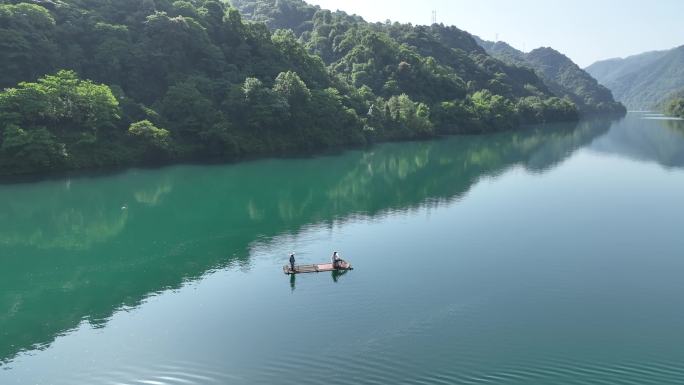 湖南资兴市东江湖景区航拍4k