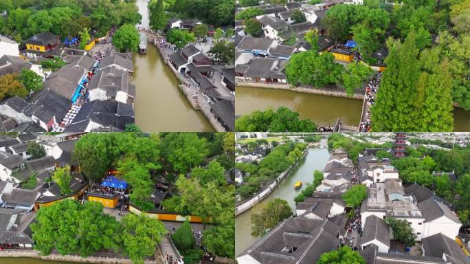 【5k合集2】航拍苏州寒山寺枫桥夜泊