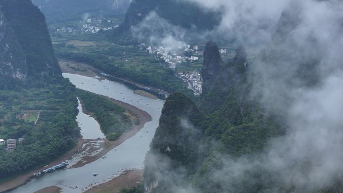 中国广西省桂林市阳朔县兴坪古镇