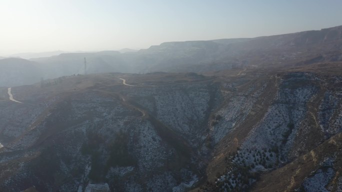 4K黄土高原山石