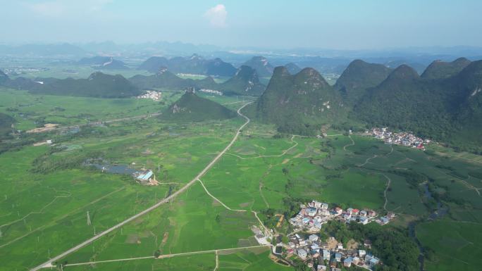 绿色大地田园乡村