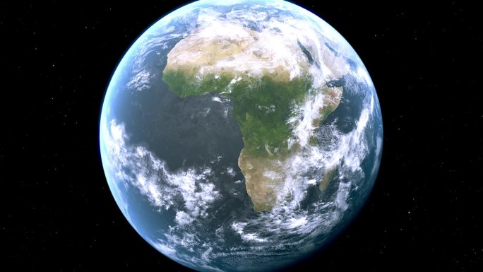卡宾达城市地图从太空到地球缩放，安哥拉
