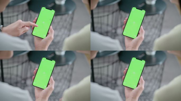 4K商务手机绿幕抠像抠图上网娱乐玩游戏