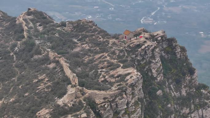 河南许昌禹州风景名胜地标建筑北大鸿寨航拍