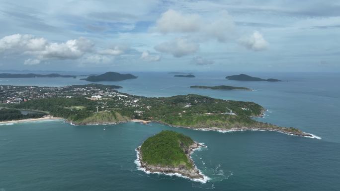 东南亚泰国普吉岛群岛夏季自然风光航拍