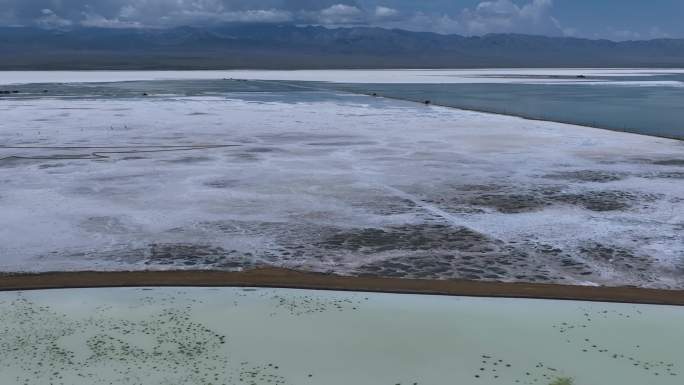 青海省青海湖油菜花茶卡盐湖航拍