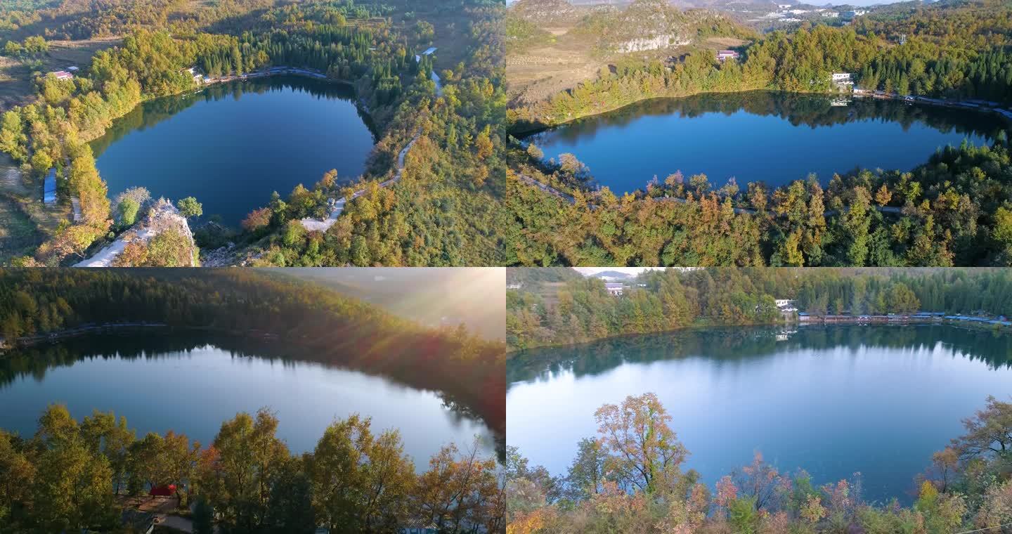 天生湖 湖泊 湖水