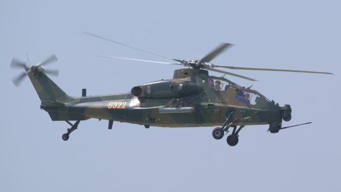 4K高质量：长春航展空军武直10直升机