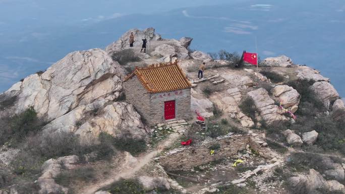 河南许昌禹州风景名胜地标建筑北大鸿寨航拍