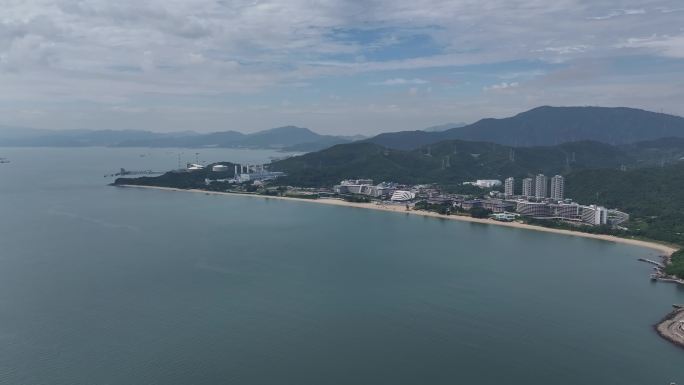 深圳大鹏心形海岛航拍