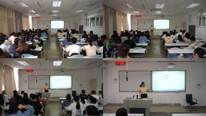 大学 课堂 大学生 认真上课 学校