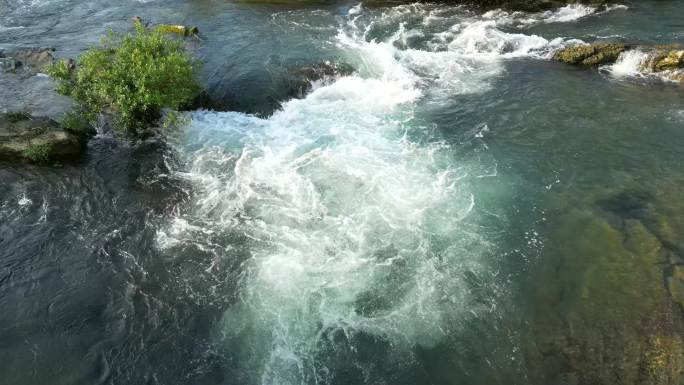 河流水域生态水源